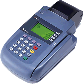 Verifone Omni 3300 credit card terminal